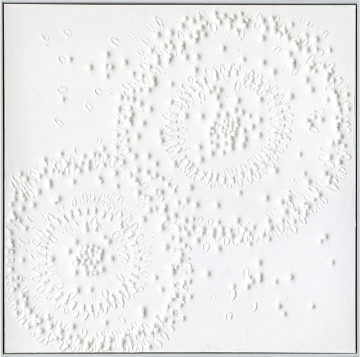 imageland Blumen in Weiss (90 x 90 cm)