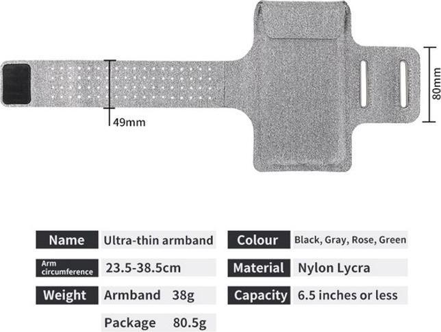 Actual product image Haissky Sport bracelet with cap