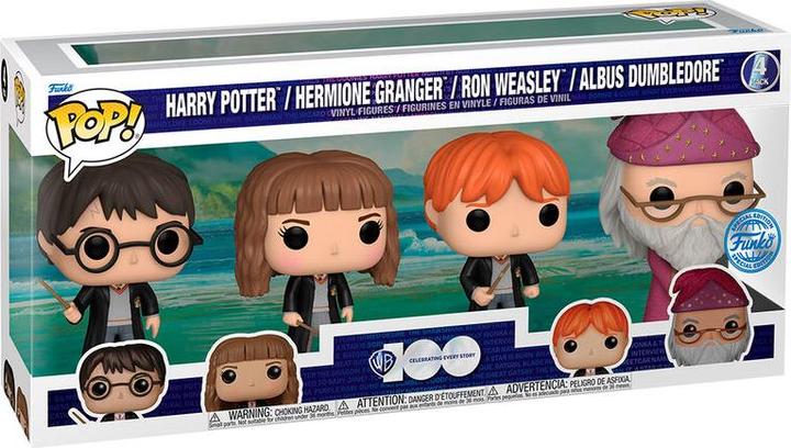 Actual product image Funko Harry Potter POP! Movies Vinyl Figure 4-Pack W1 9 cm