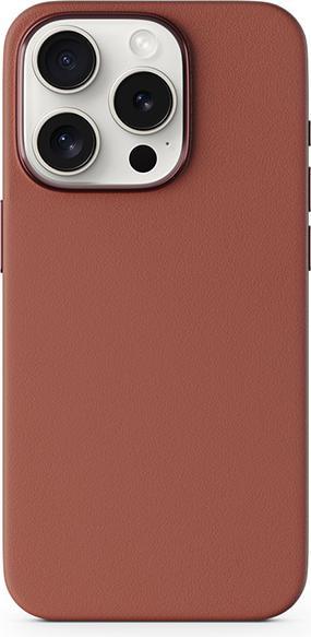 Actual product image Epico Mag+ Leather Case, iPhone 15 Pro - Case, Brown (Apple iPhone 15 Pro)