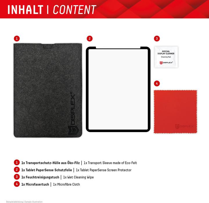 Actual product image Displex Tablet Papersense, iPad Paper Feeling Schutzfolie (1 Piece, iPad Pro 12.9 2022 (6th Gen))