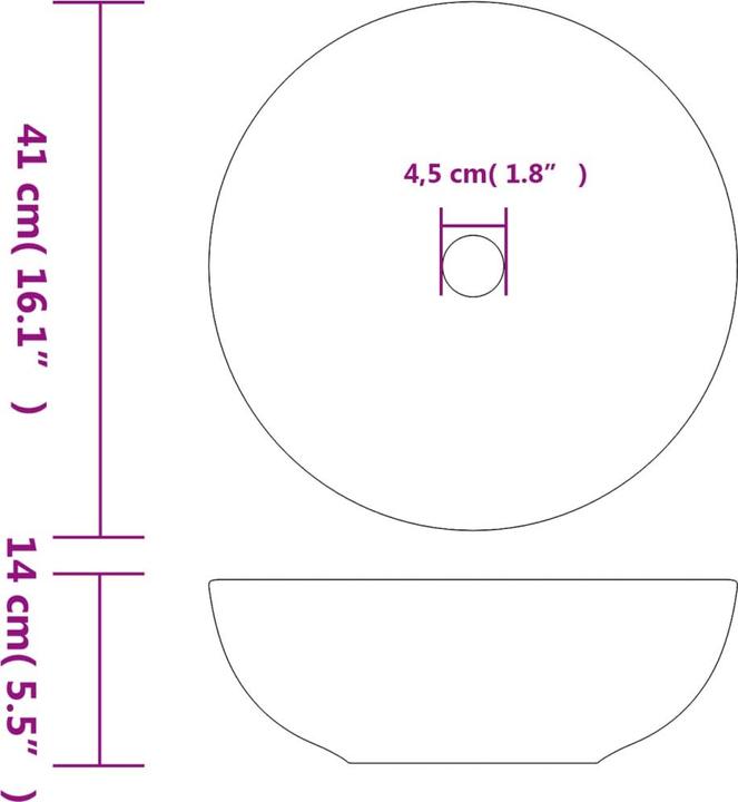 Produktbild VidaXL Guendolen (410 mm)