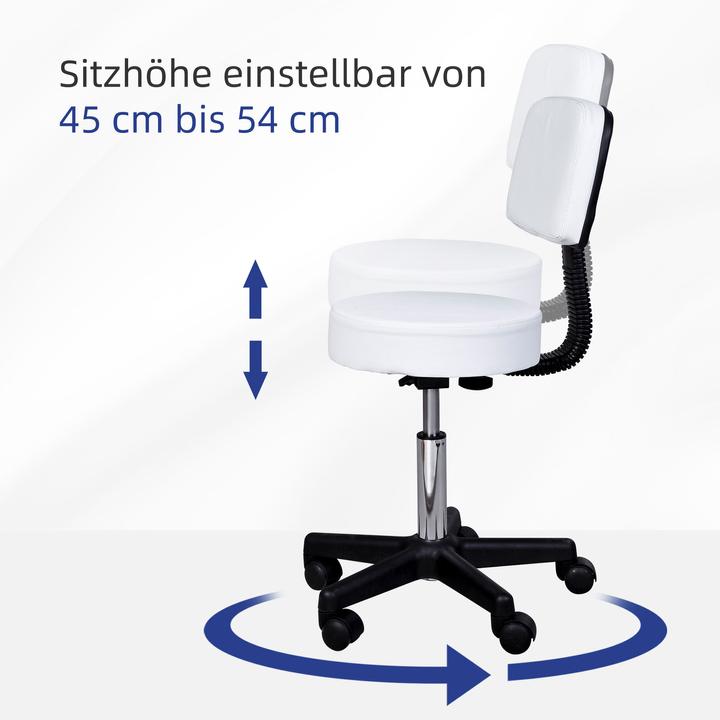 Actual product image Homcom Roller stool