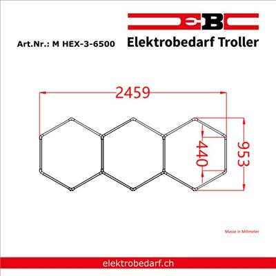 Actual product image EB Troller LED-Hexagon (11520 lm)