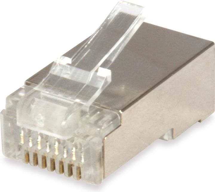 Image du produit equip Prise RJ45 : paquet de 100 blindé (S/FTP, CAT6, 0.01 m)