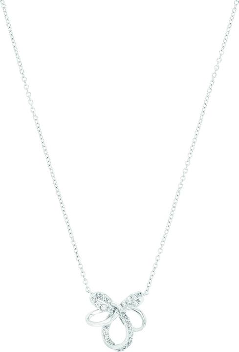 Amor Halsschmuck für Damen, 925 Sterling Silber, Zirkonia synth. (Silber 925)