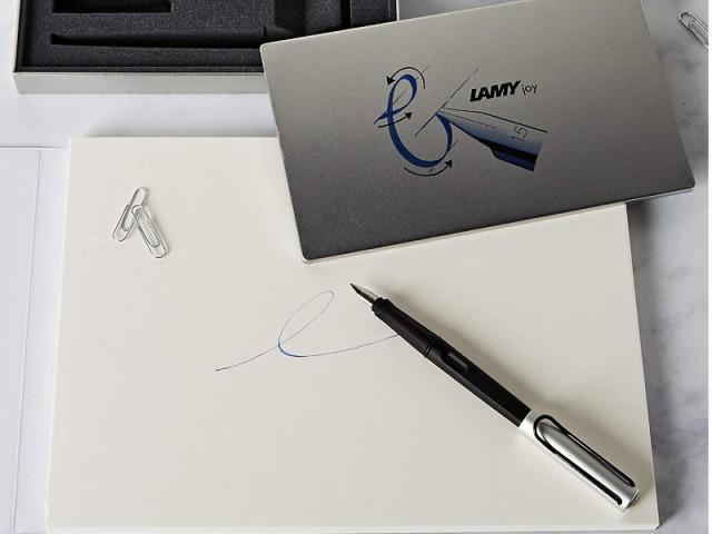 Actual product image Lamy JOY - pen and paper writing set (Grey, Black, 3 x)