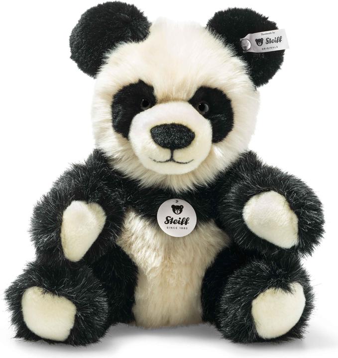 Actual product image Steiff Manschli panda, black/white (24 cm)