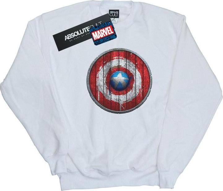 Produktbild Captain America Wooden Shield Sweatshirt (XL)