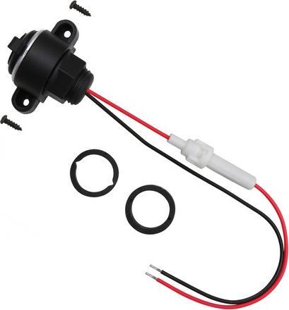 Immagine prodotto AIV 530178 Caricabatteria da auto 12/24VDC - 5VDC/2.1A nella presa USB-A