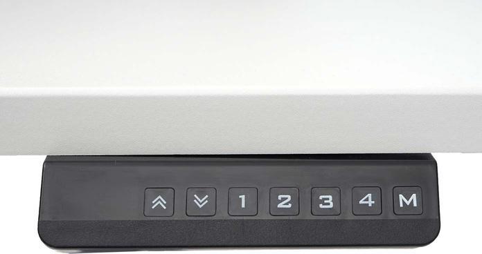 Image du produit Swisshandel24 Bâti, bâti de table variable pour bureau d'angle, réglable en hauteur électriquement Mémoire 45kg