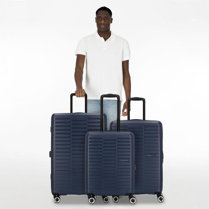 Actual product image American Tourister Sunset Hills 4 Rollen Kofferset 3-teilig (203 l, XL (from 140l))