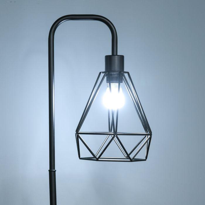 Produktbild Swisshandel24 Stehlampe Industriestil Standleuchte Stehleuchte Sockel E27 für Schlafzimmer Esszimmer Stahl Marmor (E27)