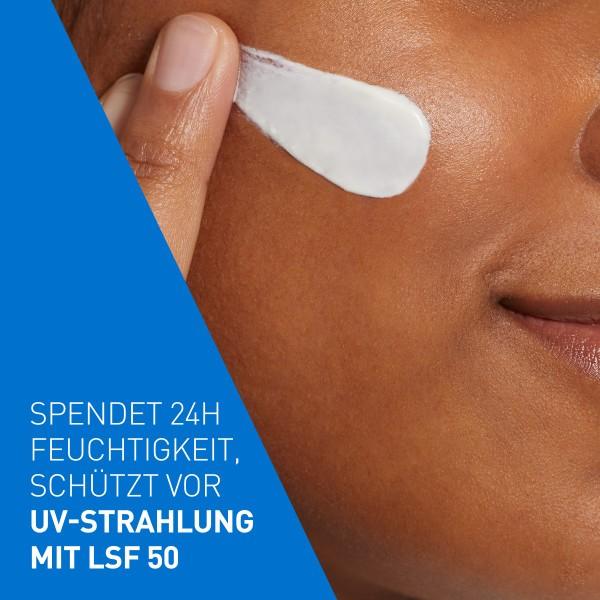 Produktbild CeraVe Moisturizing Facial Lotion (52 ml, 24h Creme, SPF 50)