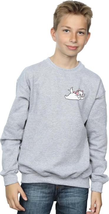 Actual product image Disney Boys Aristocats Marie Sweet Backside Breast Print Sweatshirt (128)