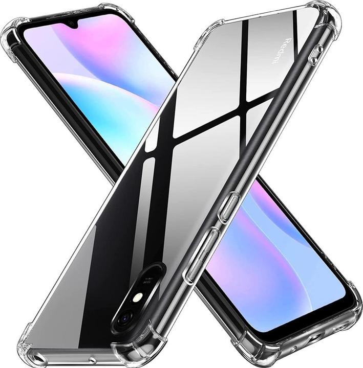 Screenguard Xiaomi Redmi 9A Case Crystal Soft Airbag Bumper (Xiaomi Redmi 9A)