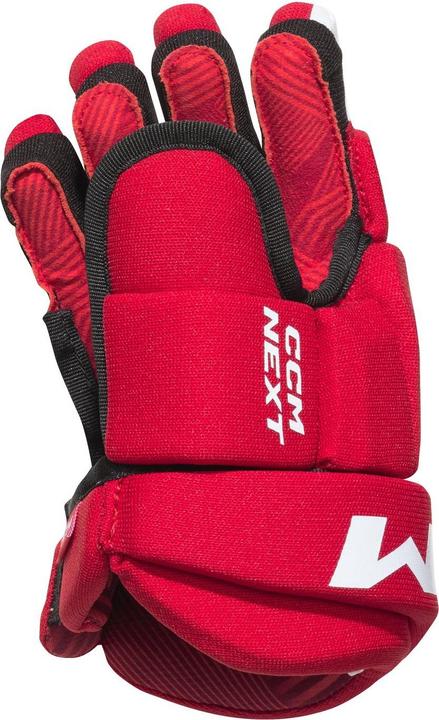 Actual product image CCM NEXT SR hockey gloves (13"/33 cm, white/black) (13)