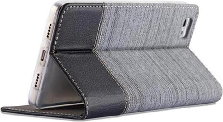 Produktbild Cadorabo Book Jeans Optik Cover (Huawei P8 Lite)