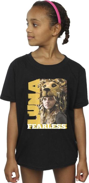 Actual product image Girls Luna Fearless Cotton T-Shirt (152, 158)