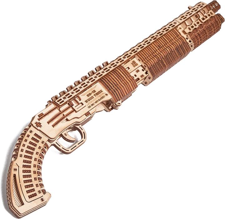 Image du produit Wood Trick Shotgun SG-12 - Fusil à pompe - Kit de construction en bois