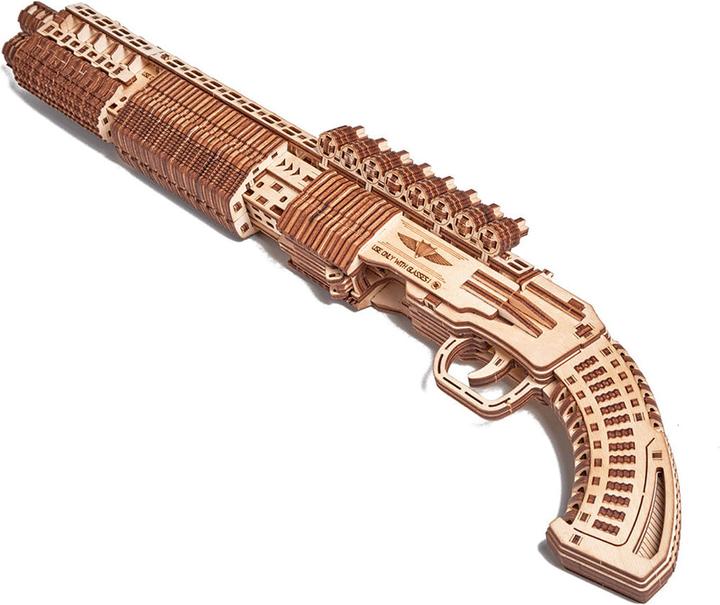 Image du produit Wood Trick Shotgun SG-12 - Fusil à pompe - Kit de construction en bois