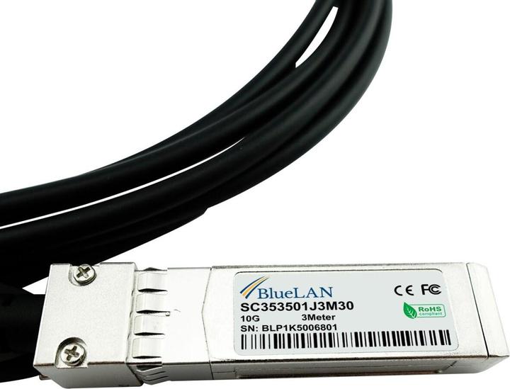 Actual product image BlueLAN Brocade XDL-TWX0501 Compatible DAC SFP+ SC353501J5M24
