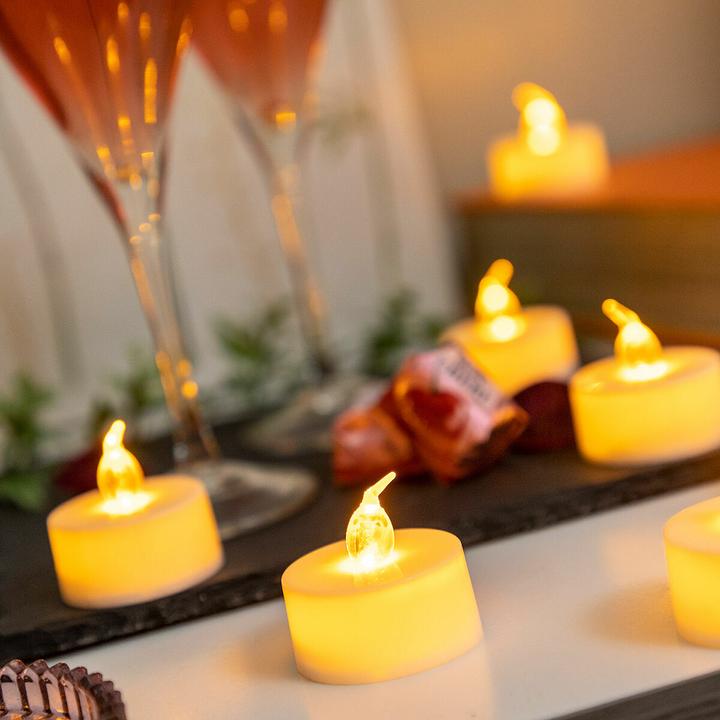Image du produit InnovaGoods Set de bougies à réchaud LED 12 pcs. (12 x)