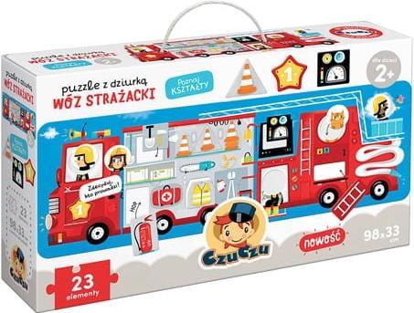 Produktbild Czuczu Puzzle mit einem Loch Feuerwehrauto 23 Elemente (23 Teile)