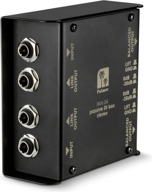 Image du produit Palmer Audio Boîte de direct passive 2 canaux Pro PAN (Boîte de DI)