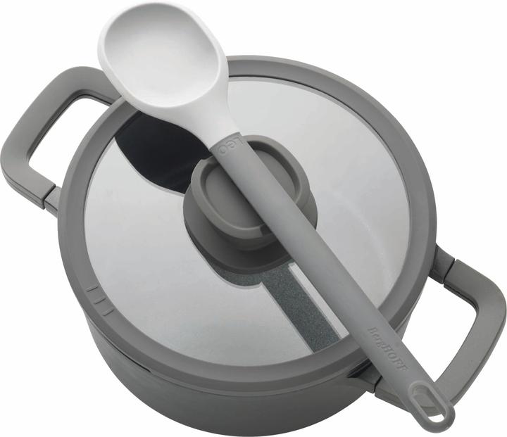 Image du produit BergHoff Casserole à servir Leo Stone+ 18 cm (18 cm, Casserole à manche, Aluminium)
