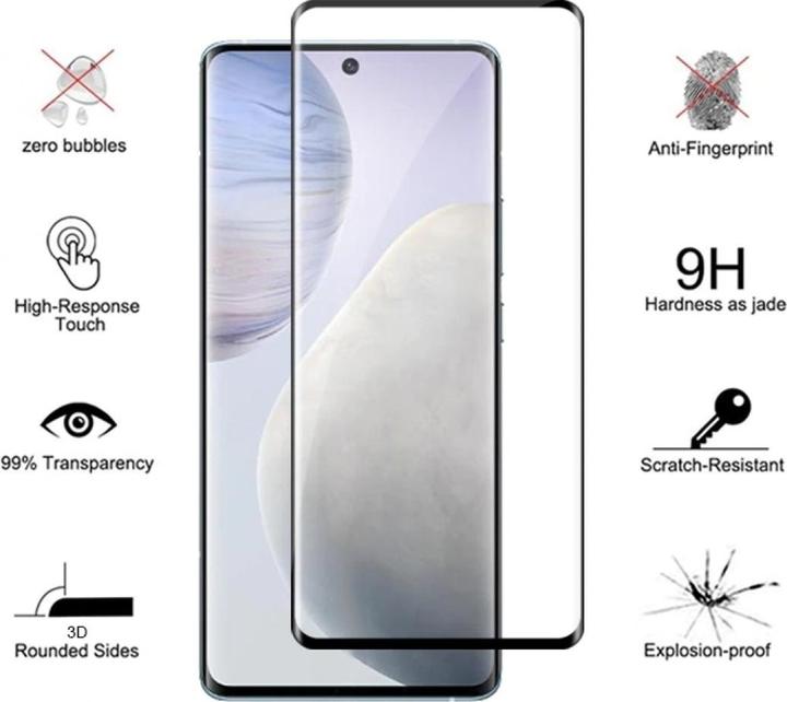 Produktbild Screenguard Huawei Nova 9 Full Screen Panzerglas Schutzfolie 2.5D 9H (1 Stück, Huawei Nova 9)
