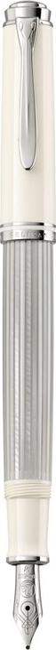 Pelikan Füllhalter M405 Silber-Weiss M Etui (Silber-Weiss, 1 x)