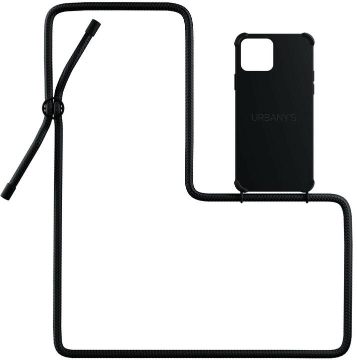 Produktbild Urbany's Necklace-Cover mit Kordel All Black matt (Apple iPhone 14)