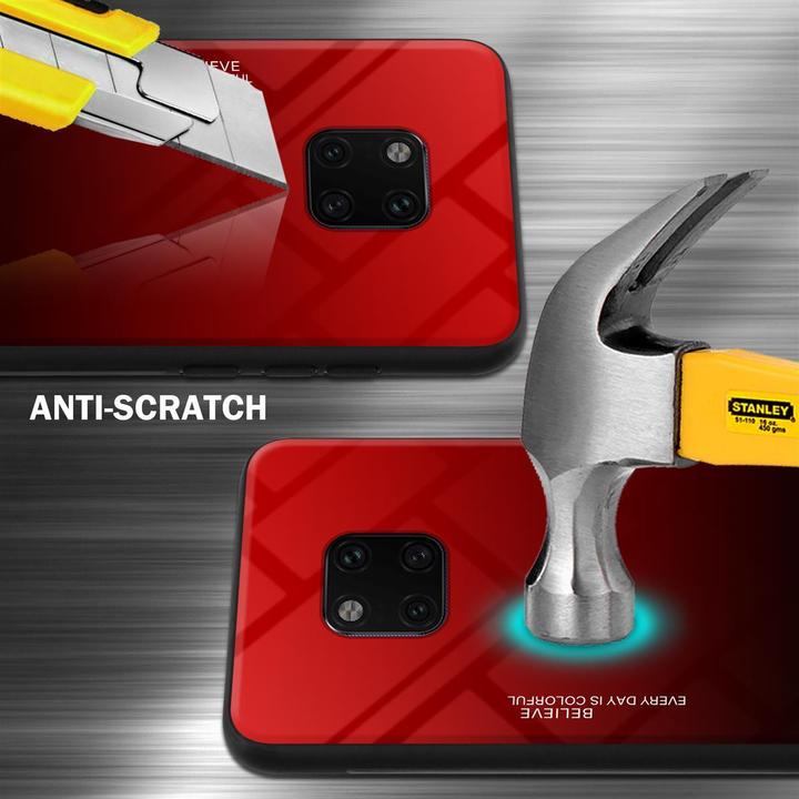 Produktbild Cadorabo TPU 2 Farben Glas Cover (Huawei Mate 20 Pro)