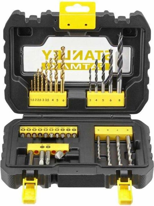 Produktbild Stanley Bit-Bohrer-Set im Koffer (1.5 mm, 2 mm, 2.5 mm, 3 mm, 3.5 mm, 4 mm, 5 mm, 6 mm, 7 mm, 8 mm)