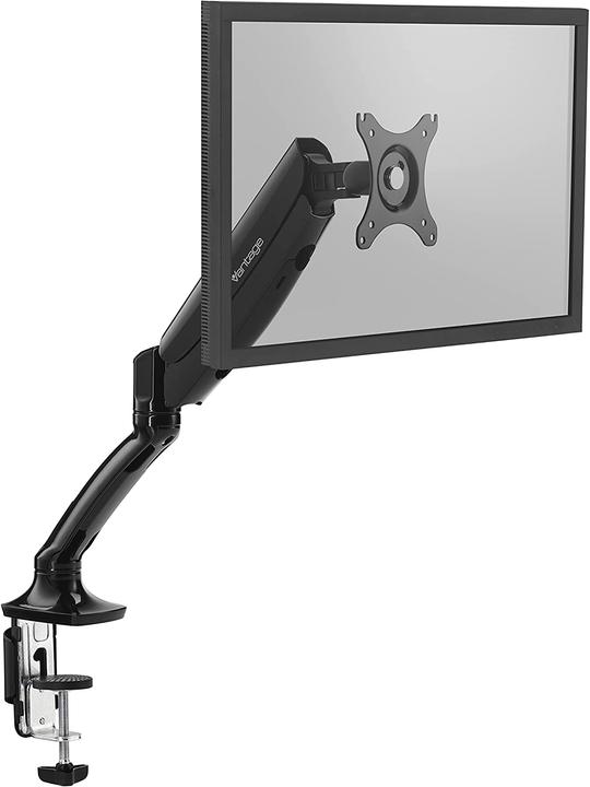 Produktbild Vantage Monitorarm single Gas 75x100 -9kg 27" schwarz (Tisch, 27")