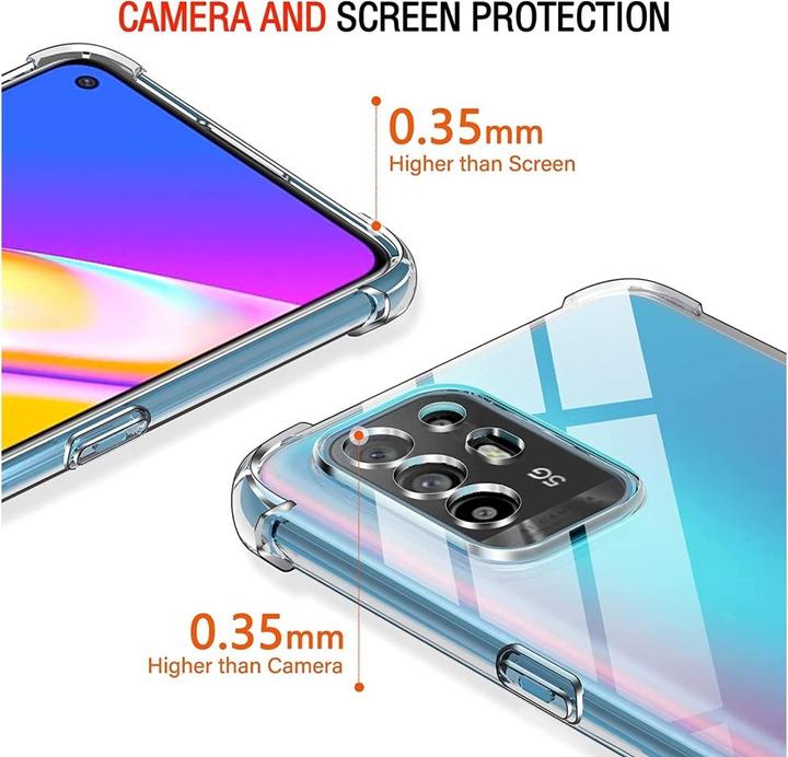 Produktbild Screenguard Oppo A94 5G Hülle Crystal Soft Airbag Bumper (Oppo A94 5G)