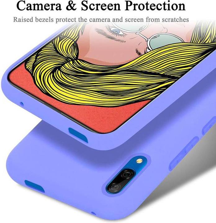 Produktbild Cadorabo TPU Liquid Silicone Case Cover (Huawei Y9 Prime (2019), Huawei Enjoy 10 Plus, Huawei P Smart Z)