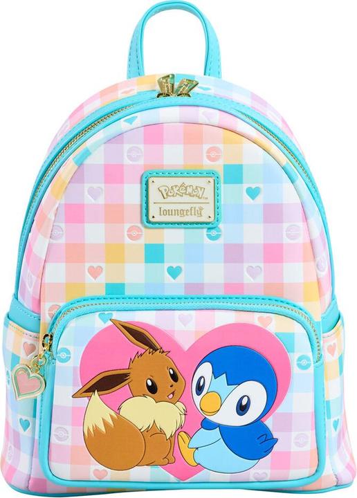 Actual product image Loungefly Pokemon by Mini Rucksack Piplup and Eevee
