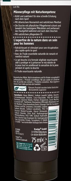 Produktbild Kneipp MEN 2in1 Dusche Sport MINI (75 ml)