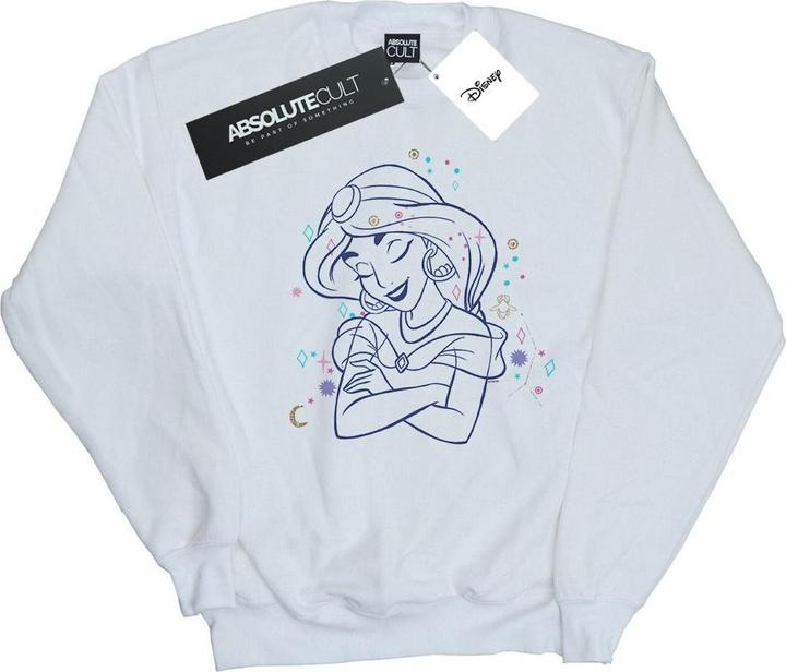Actual product image Disney Mens Aladdin Princess Jasmine Constellation Sweatshirt (L)