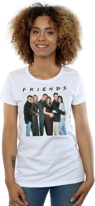 Actual product image Friends Womens/Ladies Group Photo Hugs Cotton T-Shirt (M)