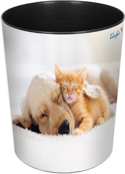 Produktbild Läufer Papierkorb Hund und Katze (13 l)