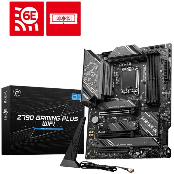 Immagine prodotto MSI Z790 Gaming Plus Wifi (Z790,S1700,ATX,DDR5) (LGA 1700, Intel Z790, ATX)