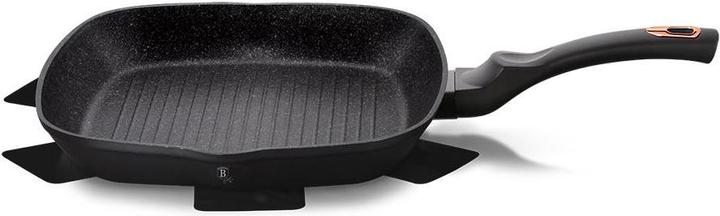 Actual product image BerlingerHaus GRILLING PAN GRANITE 28cm Black ROSE BH-1636 (Grill pan, Aluminium)