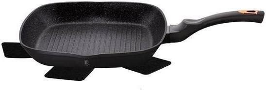 Actual product image BerlingerHaus GRILLING PAN GRANITE 28cm Black ROSE BH-1636 (Grill pan, Aluminium)