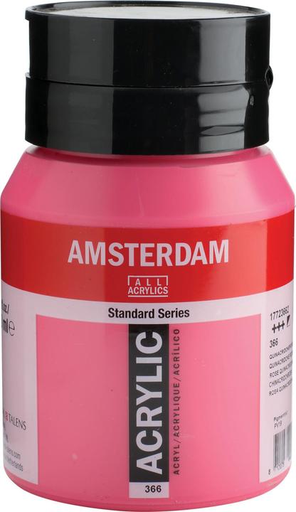 Talens Peinture acrylique Amsterdam 500ml (Quinacridone rose, 500 ml)