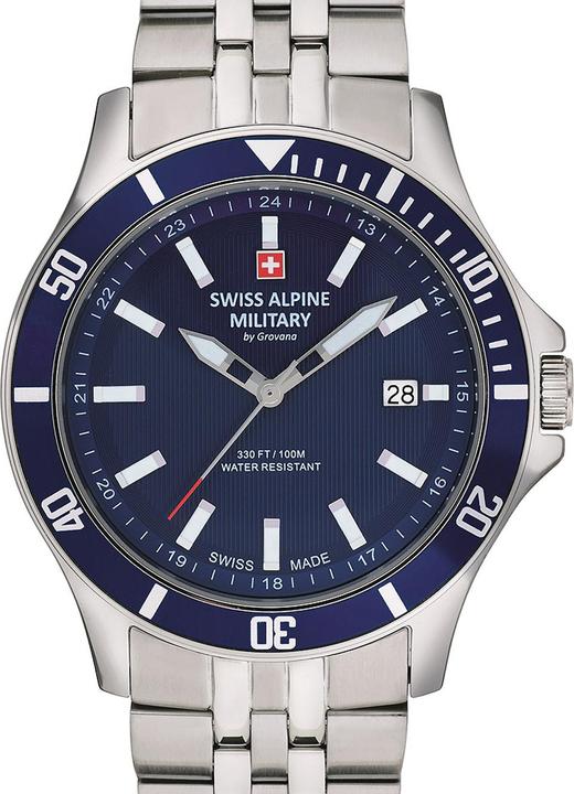 Swiss Alpine Military 7022.1135 Hommes 42mm 10ATM (Montre analogique, 42 mm)