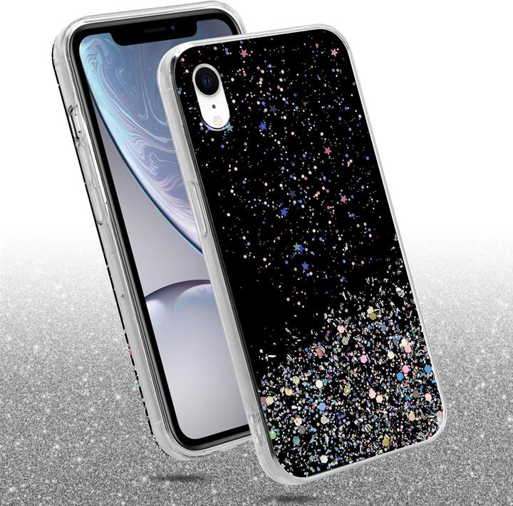 Image du produit Cadorabo Couverture TPU paillettes scintillantes (Apple iPhone XR)