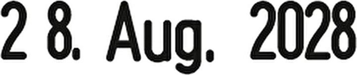 Actual product image Trodat Date stamp 74350